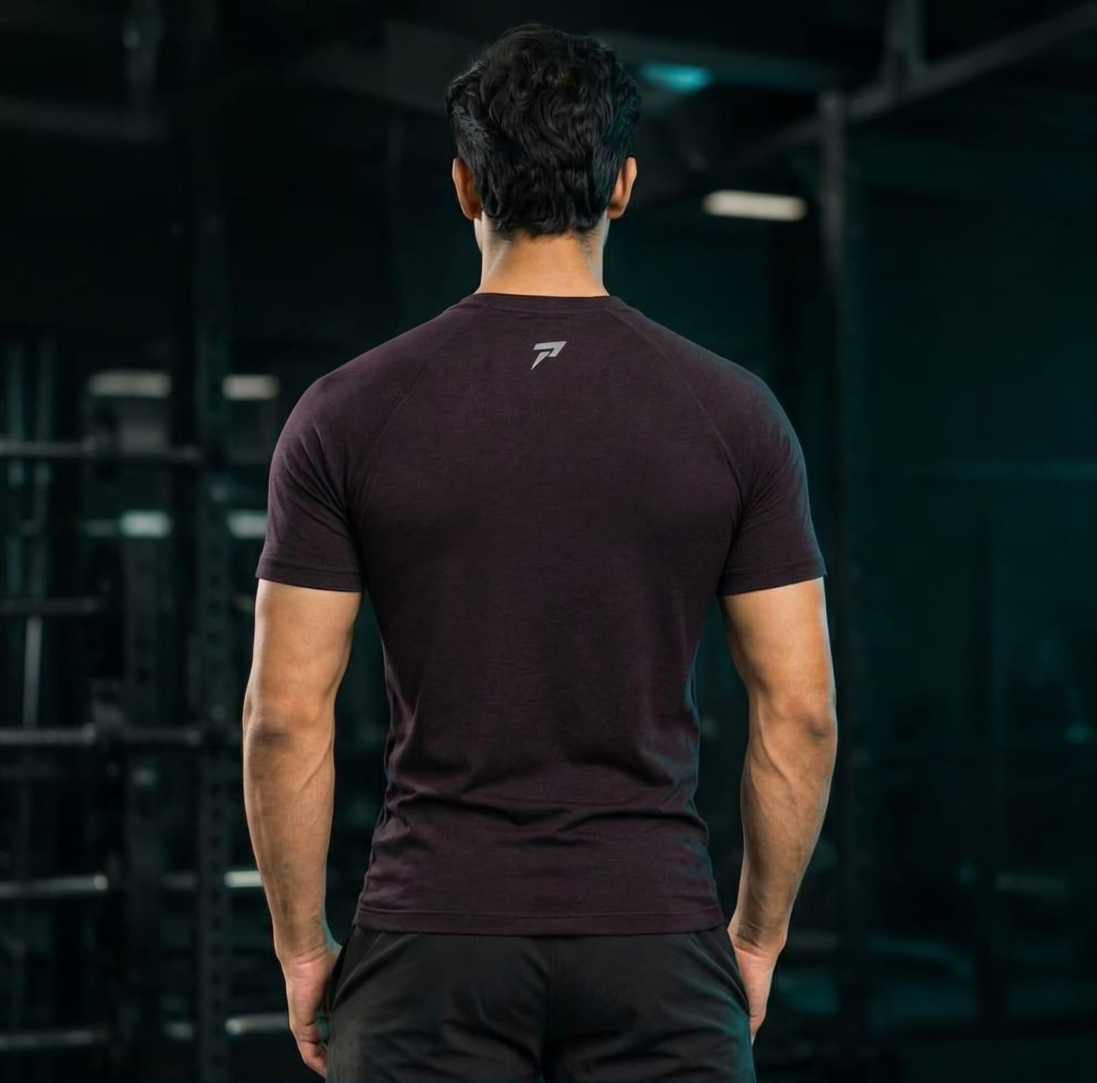 Peaklethics DarkMerlot CoreFlex Lycra Compression T-Shirt thumbnail 3