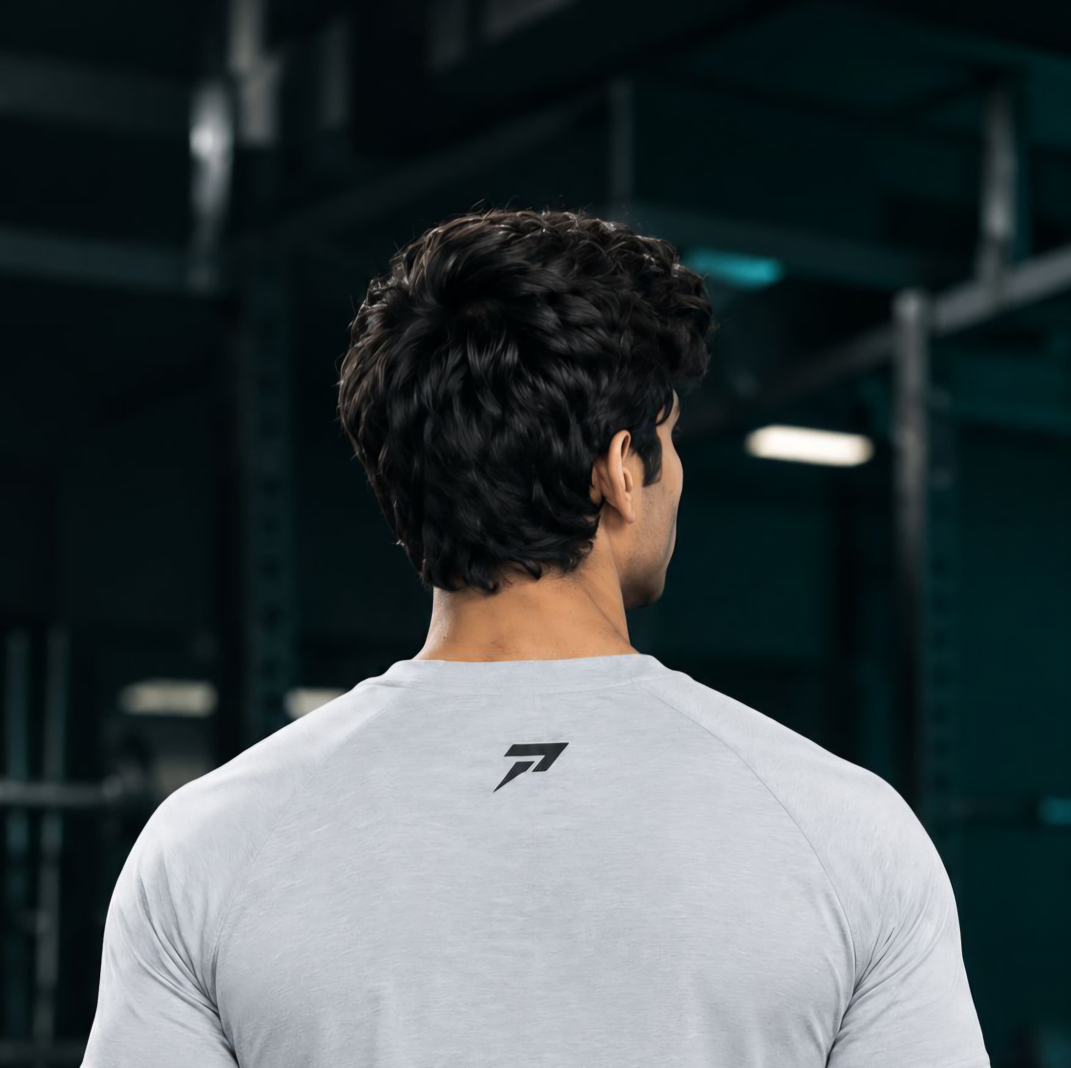 Peaklethics Vapour Grey CoreFlex Lycra Compression T-Shirt thumbnail 4