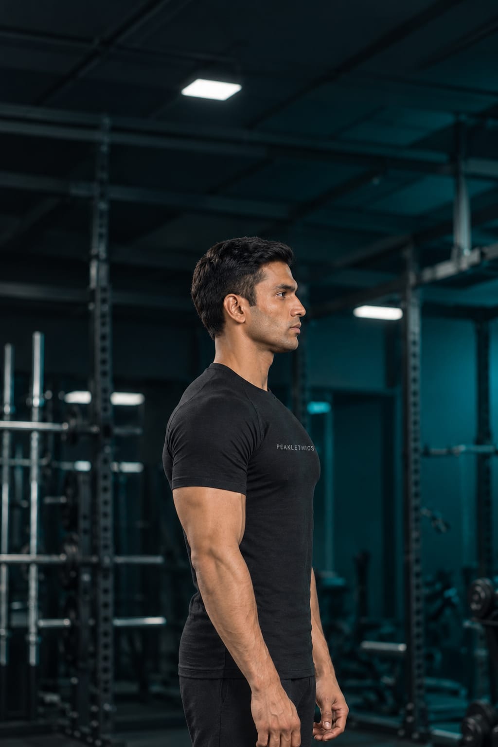 Peaklethics Eclipse Black CoreFlex Lycra Compression T-Shirt thumbnail 2