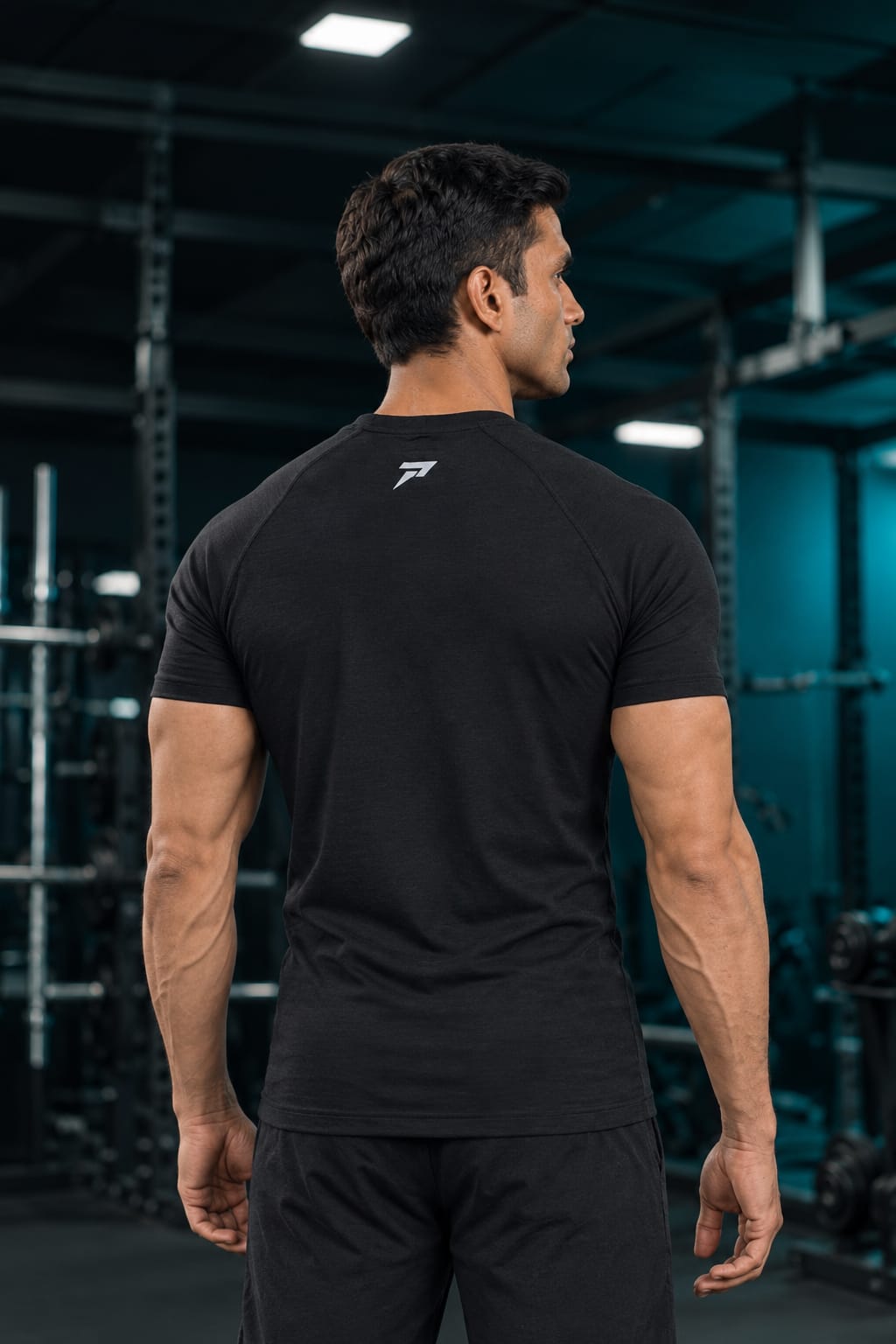 Peaklethics Eclipse Black CoreFlex Lycra Compression T-Shirt thumbnail 3