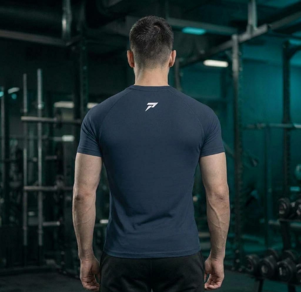 Peaklethics MidNight Airforce CoreFlex Lycra Compression T-Shirt thumbnail 3