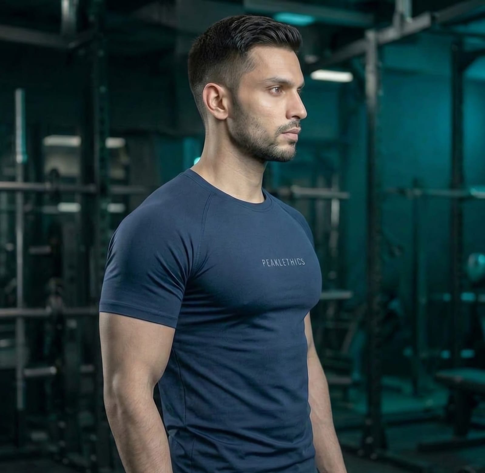 Peaklethics MidNight Airforce CoreFlex Lycra Compression T-Shirt thumbnail 2