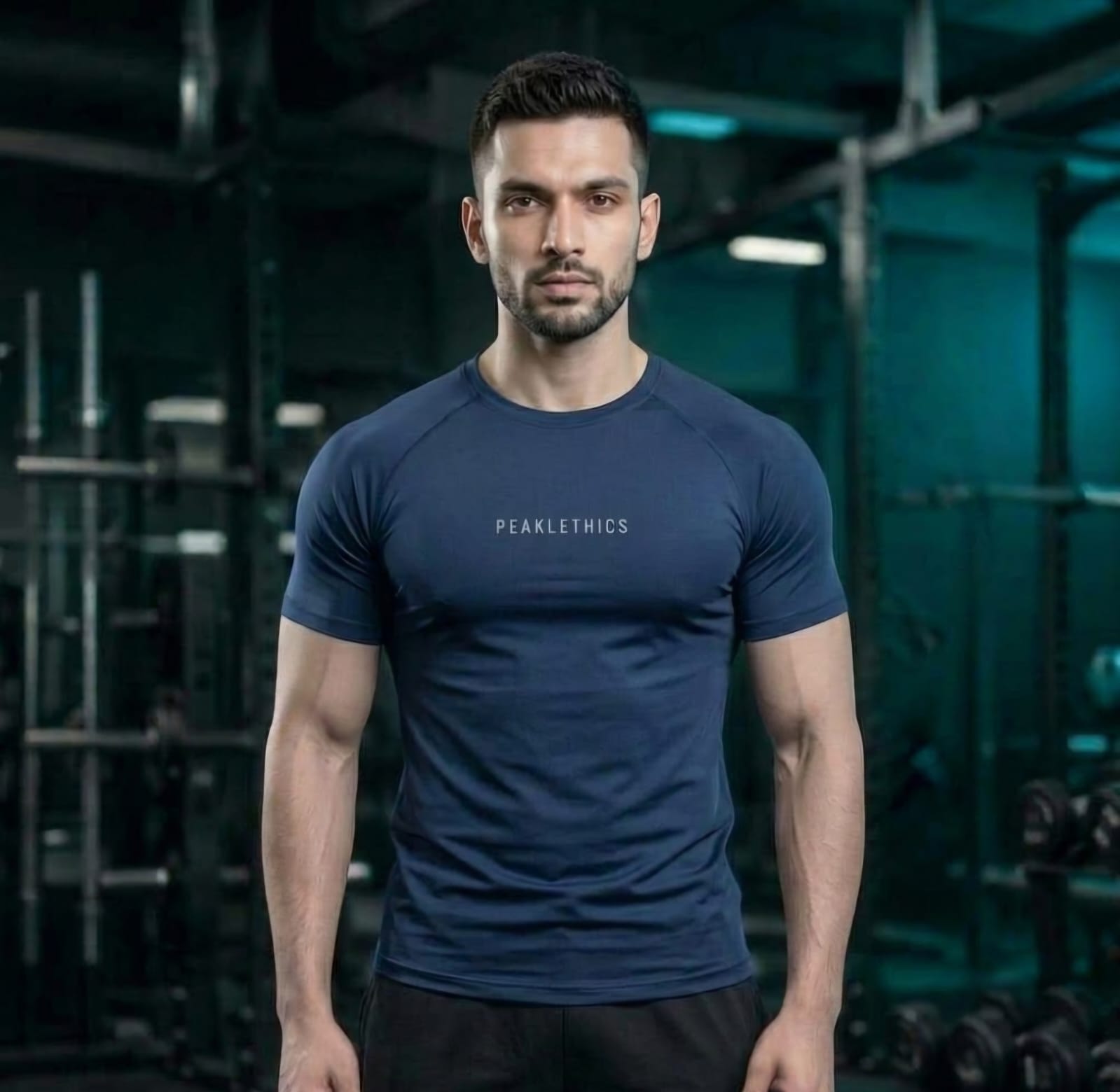Peaklethics MidNight Airforce CoreFlex Lycra Compression T-Shirt